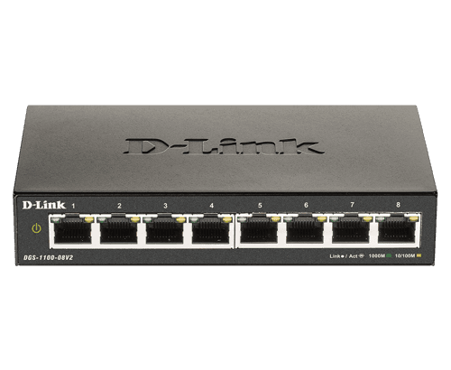 D-link Dgs 1100 V2 8-port Smart Switch – D-Link