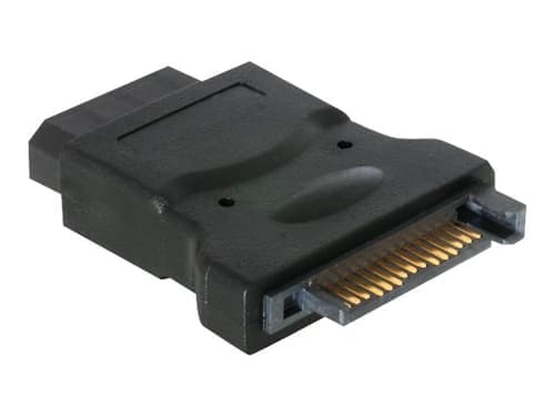 Deltaco Sata-s6 Sata Power Molex (4-pin) Musta – Deltaco