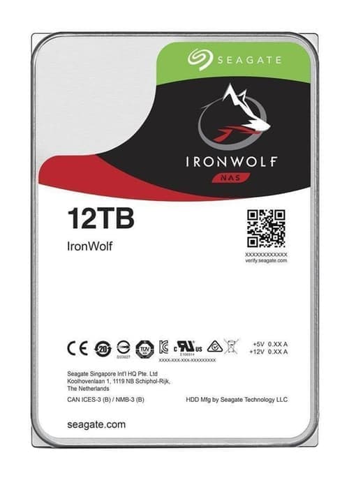 Seagate Ironwolf 12tb 3.5" 7200r/min Sata 6.0 Gbit/s Hdd – Seagate