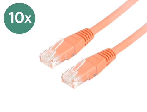 Prokord Tp-cable Utp Cat.6 Unshielded Lszh Rj45 2m 10pcs Rj-45 Cat 6 1.5m Oranssi – Prokord