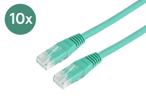 Prokord Tp-cable Utp Cat.6 Unshielded Lszh Rj45 1m 10pcs Rj-45 Cat 6 1m Vihreä – Prokord
