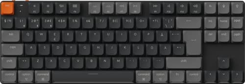 Keychron K1v6 Rgb Aluminum Hot Swap Qmk Johdollinen Ja Langaton Keychron Matala Profiili 2.0 Punainen Pohjoismainen – Keychron