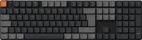 Keychron K5v2 Rgb Aluminum Hot Swap Qmk Johdollinen Ja Langaton Keychron Matala Profiili 2.0 Punainen Pohjoismainen – Keychron