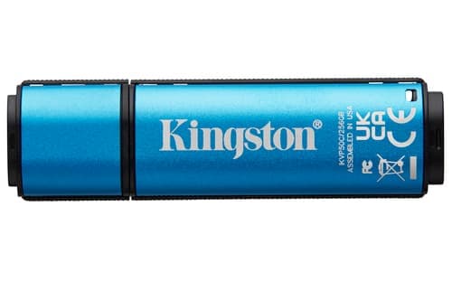 Kingston Ironkey Vault Privacy 50c 256gb Usb-c Musta, Sininen – Kingston