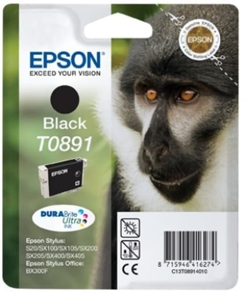 Epson Muste Musta T0891 - Stylus Sx100/sx105 – Epson