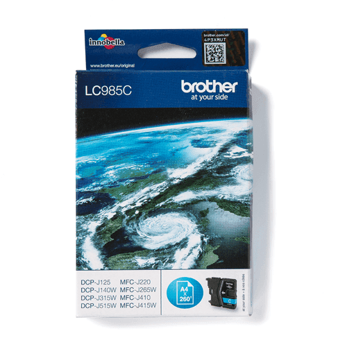 Brother Muste Syaani Lc985c - Dcp-j125 – Brother