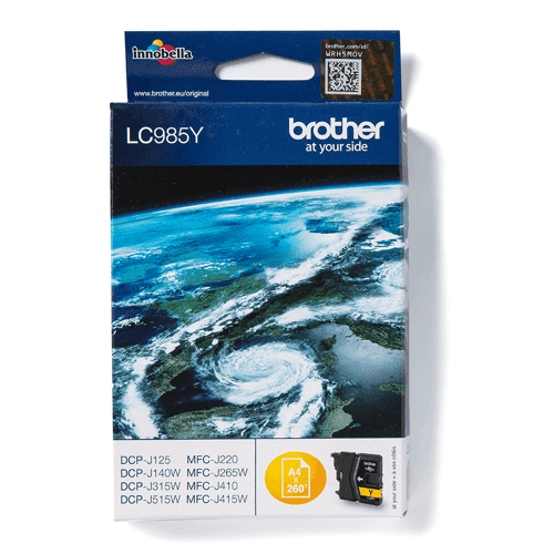 Brother Muste Keltainen Lc985y - Dcp-j125 – Brother