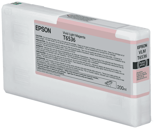 Epson Muste Vivid Kevyt Magenta T653 - Stylus Pro 4900 200ml – Epson