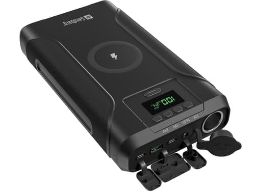 Sandberg Survivor Powerbank 7-in-1 76800 276.48, 76800wh Musta – Sandberg