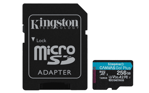 Kingston Canvas Go Plus Gen4 256gb Microsd Uhs-i – Kingston