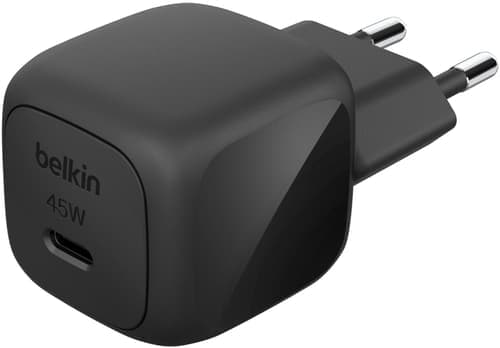Belkin 45w Usb Pd Compact Wall Charger Musta – Belkin