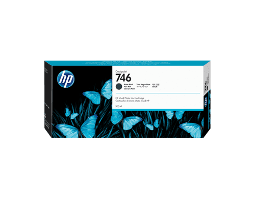 Hp Muste Matta Musta 746 300ml - Designjet Z6/z9+ – HP