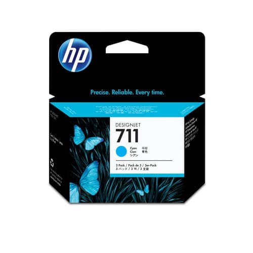 Hp Muste Syaani 711, 29ml - Dj T120 - 3-pack – HP