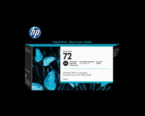 Hp Muste Kuva Musta No.72 - T1100 130ml – HP
