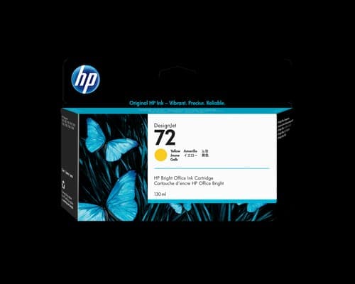 Hp Muste Keltainen No.72 - T1100 130ml – HP