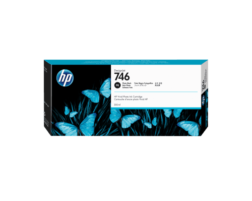 Hp Muste Kuva Musta 746 300ml - Designjet Z6/z9+ – HP