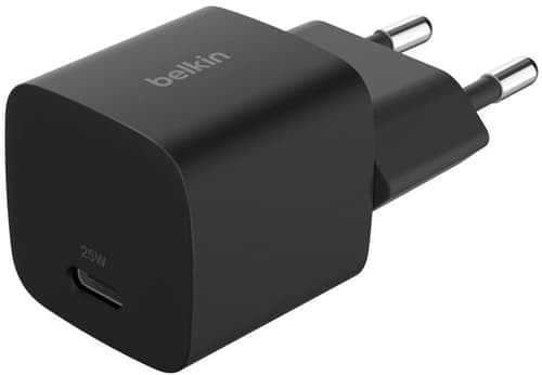 Belkin 25w Usb Pd Compact Wall Charger Musta – Belkin