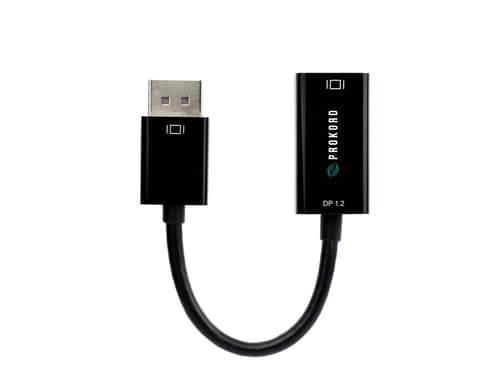Prokord Adapter 4k Active 0.15m Displayport Hdmi Musta – Prokord
