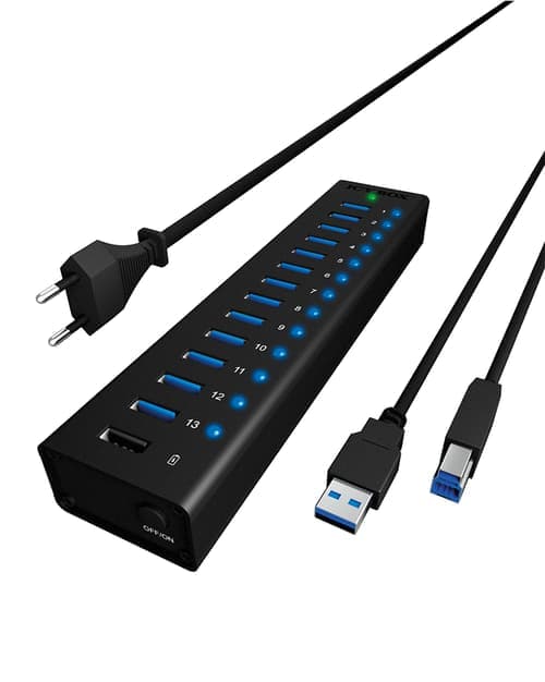 Icy Box Ib-ac6113 Usb Hub 14x Usb 3.0 – Icy Box