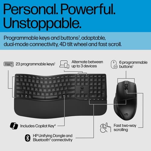 Hp 685 Comfort Mice & Keyboard Combo Langaton Pohjoismainen – HP