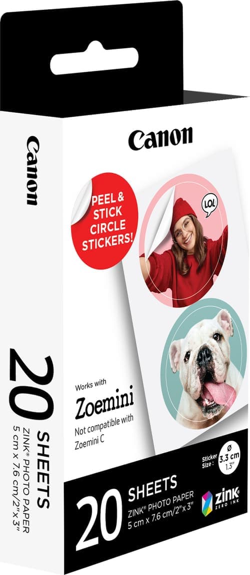 Canon Paperi: Zink Circle 20 Arkkia – Canon
