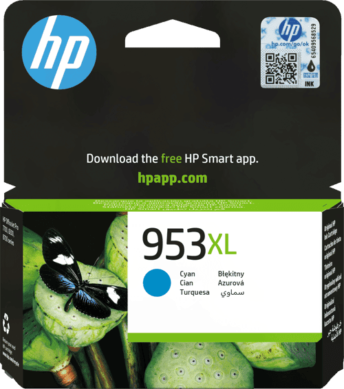Hp Muste Syaani 953xl – Officejet Pro 8710/8720/8730/8740 – HP