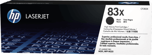 Hp Värikasetti Musta 83x 2.2k - Cf283x – HP