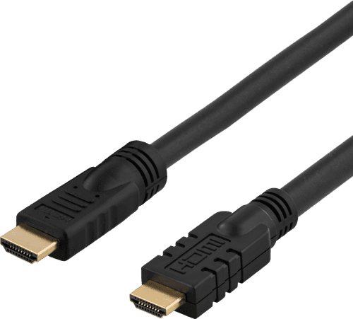 Deltaco Hdmi - Hdmi High Speed W/ Ethernet Active 10m Hdmi Hdmi Musta – Deltaco