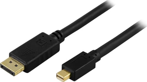 Deltaco Displayport -kaapeli 3m Displayport Mini Displayport Musta – Deltaco