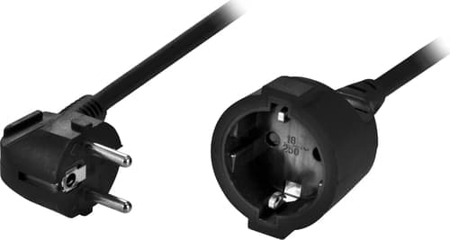 Deltaco Del-112b 2m Cee7/7 Cee7/3 Musta – Deltaco