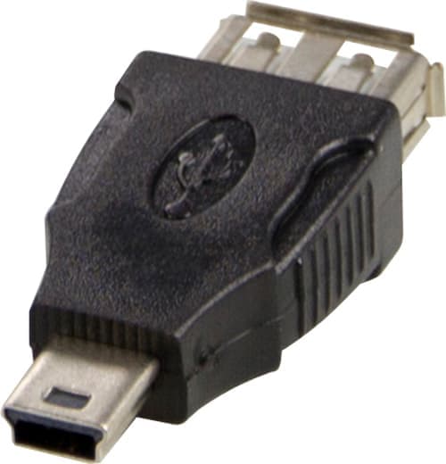 Deltaco Usb Sovitin Usb-a Mini Usb-b Usb-a Usb A/mini-usb B Musta – Deltaco