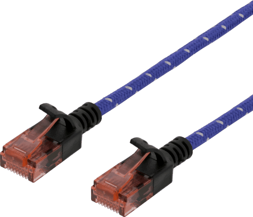 Deltaco Kytkentäkaapeli Rj-45 Cat 6a 1.5m Sininen – Deltaco