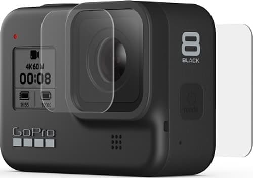 Gopro Tempered Glass Lens + Screen Protectors Hero8 Black – GoPro