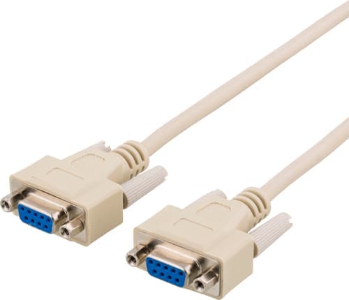 Deltaco Nollamodeemin Kaapeli 2m Db9 Db9 Harmaa – Deltaco