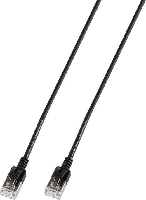 Prokord Slim Network Cable / Patch Cord Lszh Rj-45 Cat 6a 7m Musta – Prokord