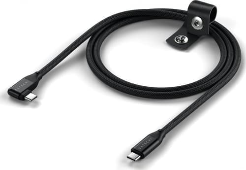 Satechi Right Angle Cable 240w 1m Usb-c Usb-c Musta – Satechi