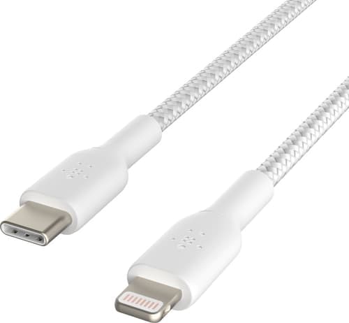 Belkin Lightning To Usb-c Cable Raided 2m Valkoinen – Belkin