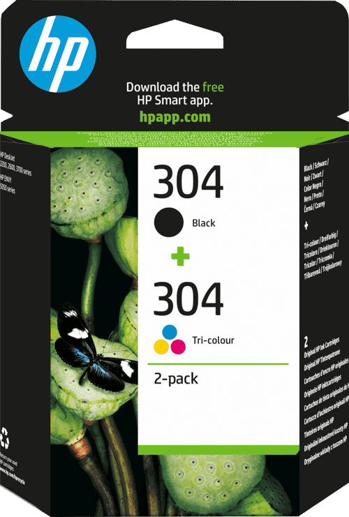 Hp Ink Combo Pack (black/color) No.304 - Deskjet 3720/3730/3732 – HP