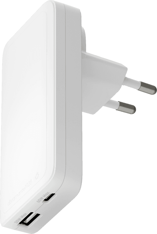 Dbramante1928 Re-charge Pro Eu Slim Charger 65w+30w Valkoinen – dbramante1928