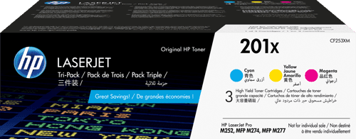 Hp Värikasetti Kit (cyan/magenta/yellow) 201x – HP