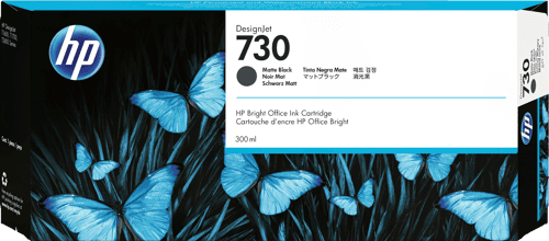 Hp Muste Matta Musta 730 300ml - Dj T1700 – HP