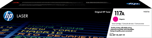 Hp Värikasetti Magenta 117a 700 Sivua - Cl 150a/150nw/178nw/179fnw – HP