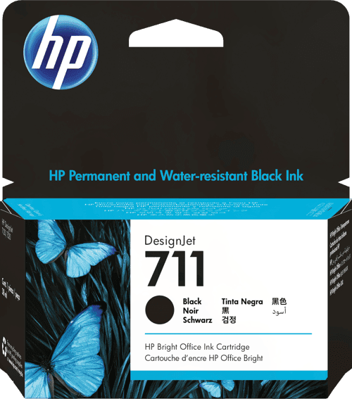 Hp Muste Musta 711, 38ml - Dj T120 – HP