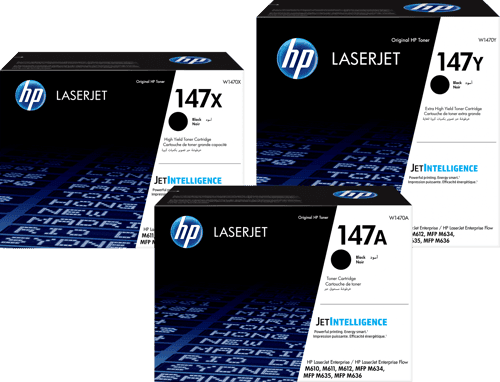 Hp Värikasetti Musta 147a 10.5k - Mfp M634/m635/m636 – HP