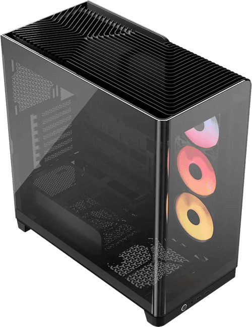 Corsair Frame 4500x Lx-r Rgb Link Panoramic Midi Tower Musta – Corsair