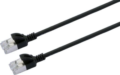 Prokord Tp-cable U/ftp Cat.6a Slim Lszh Rj45 0.3m Black Rj-45 Cat 6a 0.3m Musta – Prokord