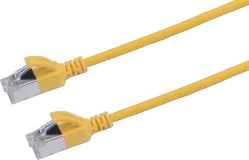 Prokord Tp-cable U/ftp Cat.6a Slim Lszh Rj45 5.0m Yellow Rj-45 Cat 6a 5m Keltainen – Prokord