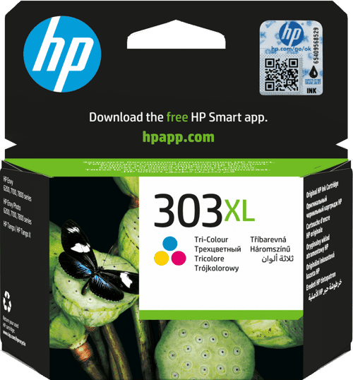 Hp Muste Tri-color 303xl 10ml - Envy Kuva 62xx/71xx/78xx – HP