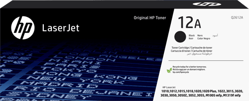 Hp Värikasetti Musta 12a 2k - Q2612a – HP