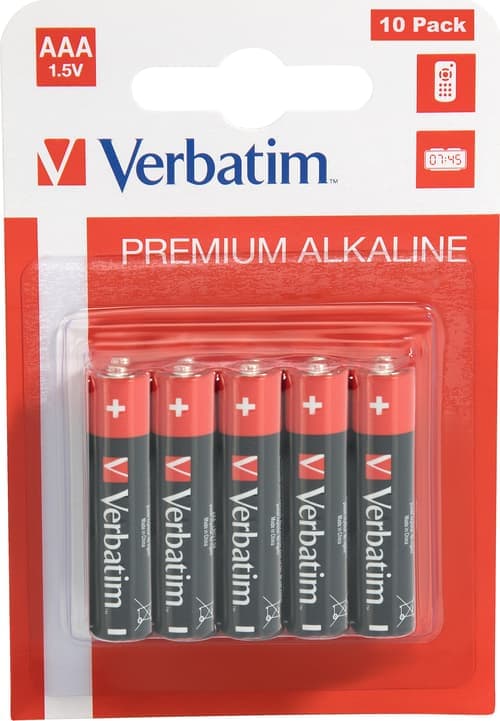 Verbatim Paristo Alkaline Aaa/lr03 10-pack – Verbatim